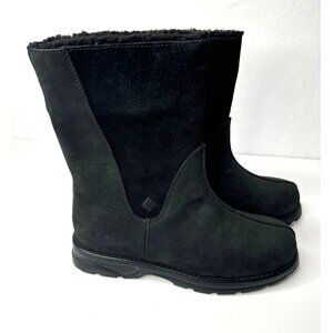 Columbia Womens Shirebrook Black Waterproof Winter Boots Size 7